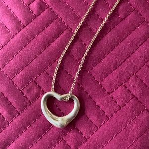 Tiffany heart necklace!!